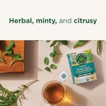 Organic Stress Ease Tea for Relaxation and Calmness