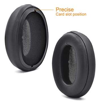 XB900N Ear Pads - Replacement Ear Cushion Compatible with Sony WH-XB900N WHXB900 / WH-CH710N / WH-CH700N (WHCH700N) & MDR-ZX780 (ZX780DC) / MDR-ZX770 (ZX770BN ZX770BT) / MDR-10R (10RNC 10RBT)Headphone