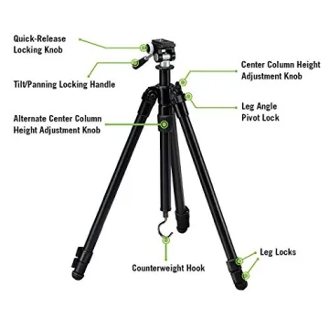 Vortex High Country II Tripod Kit: Versatile & Durable Tripod