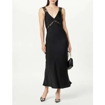 Staples by The Drop Valentina Lace-Trim Dress - Versatile Elegance