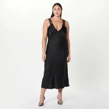 Staples by The Drop Valentina Lace-Trim Dress - Versatile Elegance