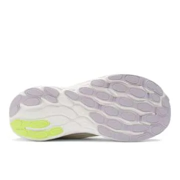 New Balance Women's W1080V13 Running Shoe, SEA Salt/Grey Violet, 7