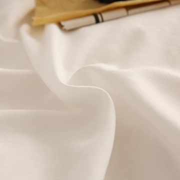 Boho White Twin Duvet Cover Vintage Ruffled Microfiber Bedding