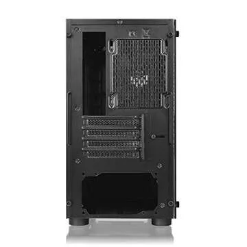 Thermaltake Versa H18 Tempered Glass Black Spcc Micro ATX Gaming Computer Case CA-1J4-00S1WN-01