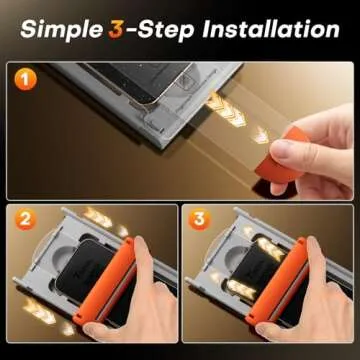 TOCOL for iPhone 16 Pro Screen Protector [Zero Bubble][Auto-Dust Removal][9H+ Hardness] Tempered Glass for iPhone 16 Pro Full Coverage Screen Protector Easy Installation 6.3-Inch 2 Pack