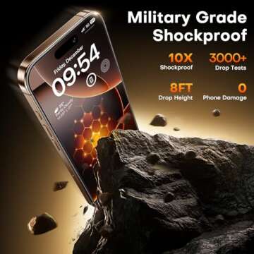 TOCOL for iPhone 16 Pro Screen Protector [Zero Bubble][Auto-Dust Removal][9H+ Hardness] Tempered Glass for iPhone 16 Pro Full Coverage Screen Protector Easy Installation 6.3-Inch 2 Pack