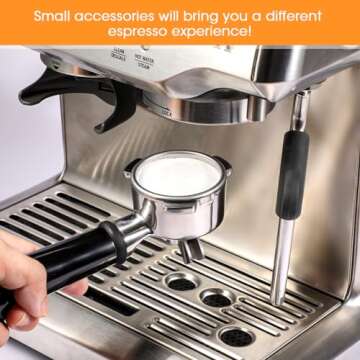 Aieve Espresso Paper Filter Compatible with Breville Barista Espresso Coffee Maker, 54 mm Espresso Filter Puck Screen Portafilter Paper (400 Pcs)