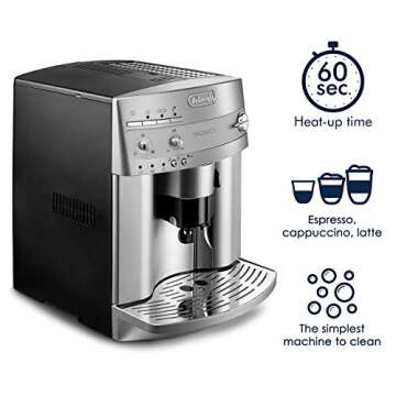 De'Longhi ESAM3300 Magnifica Super Automatic 14 cups Espresso & Coffee Machine (Renewed)