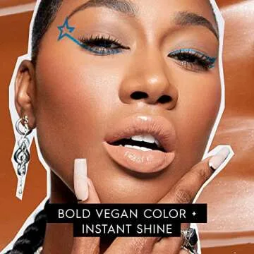 URBAN DECAY Vice Lip Bond Glossy Longwear Liquid Lipstick (Pleased - Warm Apricot Nude), Transfer-proof, Smudge-proof, Bold Longwear Shades Up to 16HR Wear, Vegan, Cruelty-free - 0.14 fl oz