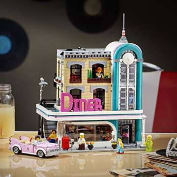 LEGO Creator Expert Downtown Diner Building Kit 2480 Pieces