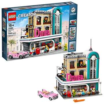 LEGO Creator Expert Downtown Diner Building Kit 2480 Pieces