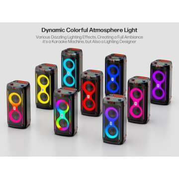 Ultimate Karaoke Machine with Dual Microphones & Lights