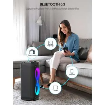 Ultimate Karaoke Machine with Dual Microphones & Lights