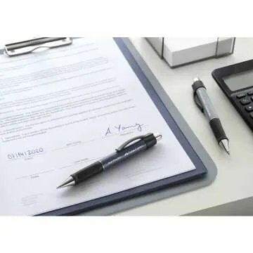 Faber-Castell Grip Plus Ballpoint Pen Stone Grey