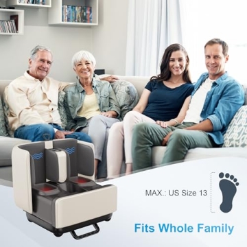 COMFIER 2-in-1 Shiatsu Foot Massager with APP Control
