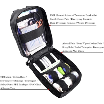Essential EMT MOLLE First Aid Kit for Outdoor Adventures
