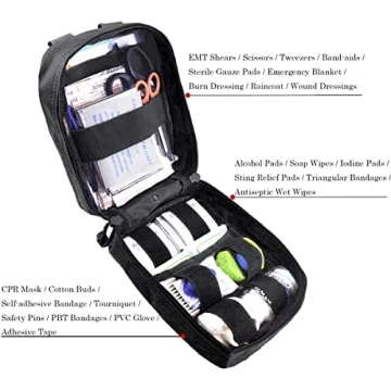 Essential EMT MOLLE First Aid Kit for Outdoor Adventures