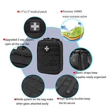 Essential EMT MOLLE First Aid Kit for Outdoor Adventures
