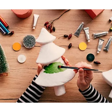 Brusarth 14 PCS Paint Brushes Set for Artists and Hobbyists