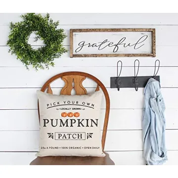 Kithomer Fall Pumpkin Patch Pillow Covers 18x18