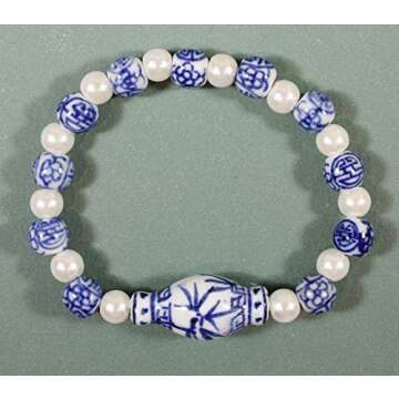 Charming Chinoiserie Stretch Bracelet - Style ARThouse