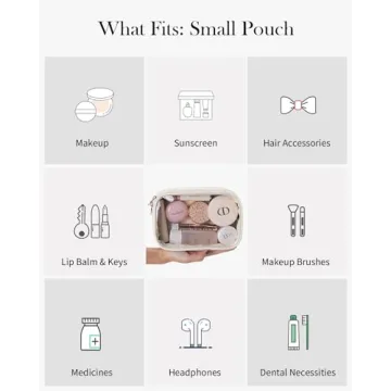 Pocmimut Clear Makeup Bag for Travel & Storage Essentials