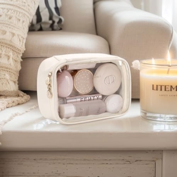 Pocmimut Clear Makeup Bag for Travel & Storage Essentials