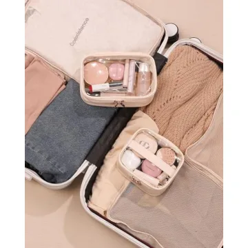 Pocmimut Clear Makeup Bag for Travel & Storage Essentials