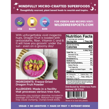 Wilderness Poets Dragon Fruit Powder - Organic Superfood