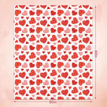 Reversible Shamrock & Heart Blanket for Cozy Festivities