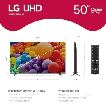 LG 50-Inch 4K Smart TV with Alexa Built-in