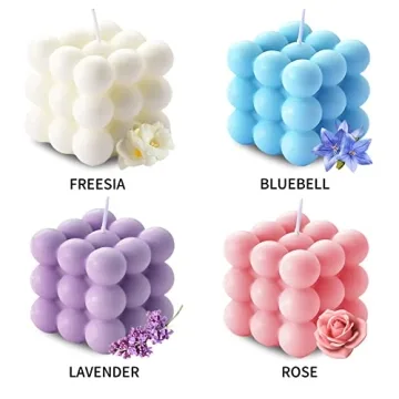 Aokala Scented Bubble Candles Gift Set for Home