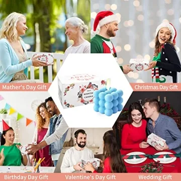 Aokala Scented Bubble Candles Gift Set for Home