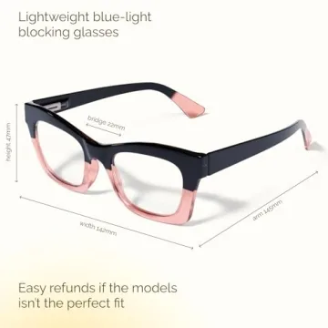 Oprah Reading Glasses for Women - Blue Light Blocking Readers