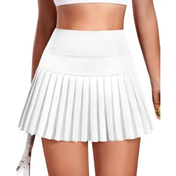JoyGirl Pleated Tennis Skirt with Built-in Shorts - Versatile Athletic Wear for Women