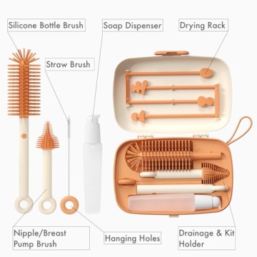 Travel Bottle Cleaner Kit for Moms on the Go