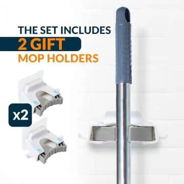 Sekundoj Wall Cleaning Mop with Long Handle 85 inches