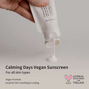 Herbloom Calming Days Vegan Sunscreen, Reef Safe, Organic Vegan Sunscreen, Aloe, Centella Sunscreen,...
