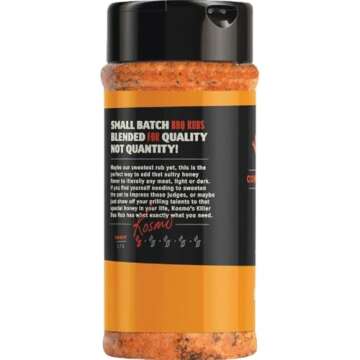 Kosmos Q Killer Bee Honey Rub - Savory Sweet BBQ Seasoning