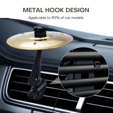 Mini Car Drum Cymbals – Fun Air Vent Accessory for Music Lovers