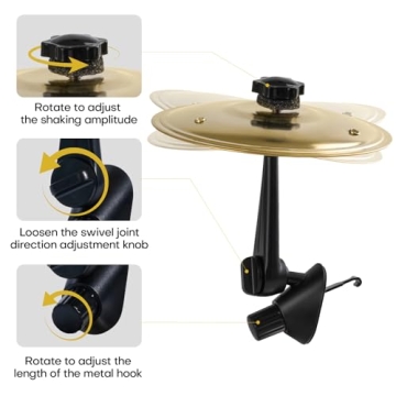 Mini Car Drum Cymbals – Fun Air Vent Accessory for Music Lovers