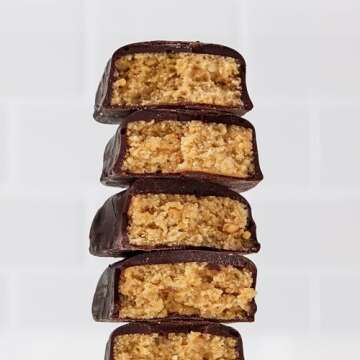 Perfect Bar Mini, Chocolate Covered Peanut Butter Protein Bar, Protein Snack, Snack Bar, Organic, Gl...