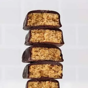 Perfect Bar Mini, Chocolate Covered Peanut Butter Protein Bar, Protein Snack, Snack Bar, Organic, Gl...