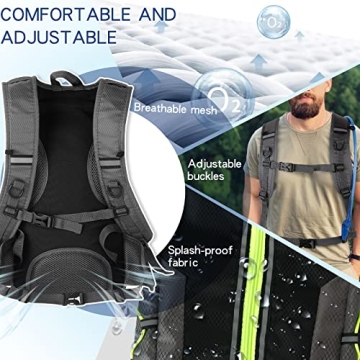 Lightweight Hydration Pack Backpack with Upgraded Water Bladder