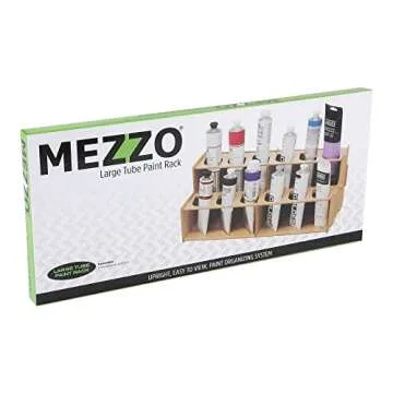 Mezzo Artist Paint Rack - Space Saving Organizer for Supplies