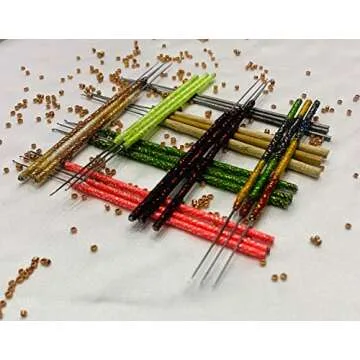 Aari Needles for Beading Work, Silk & Zari Craft