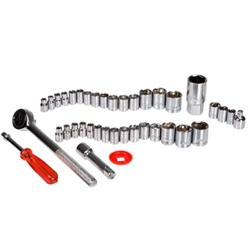 52-Piece Drive Socket Set for Mechanics Homeowners and DIY