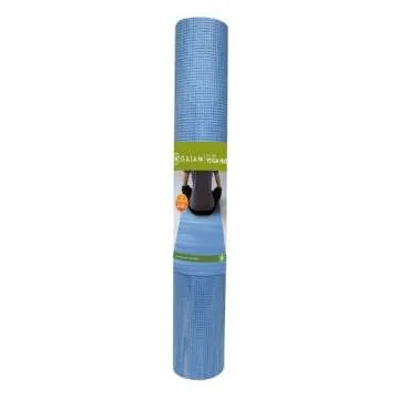 Gaiam Yoga Mat Classic Print Non Slip Exercise & Fitness Mat for All Types of Yoga, Pilates & Floor Workouts, Tye Dye, 4mm