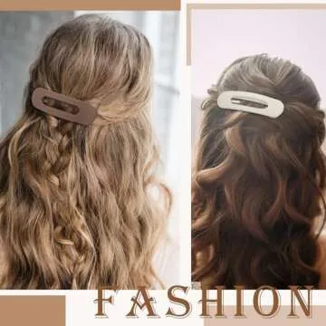 15 Pcs Flat Hair Clips for Women, Large Flat Claw Clips for Thin Thick Hair, 3 Sizes Lay Down Hair Clip Flat Clips for Hair Accessories for Women