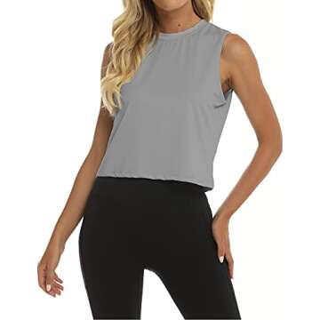 LURANEE Yoga Tank Tops: Trendy Workout Wear for Women